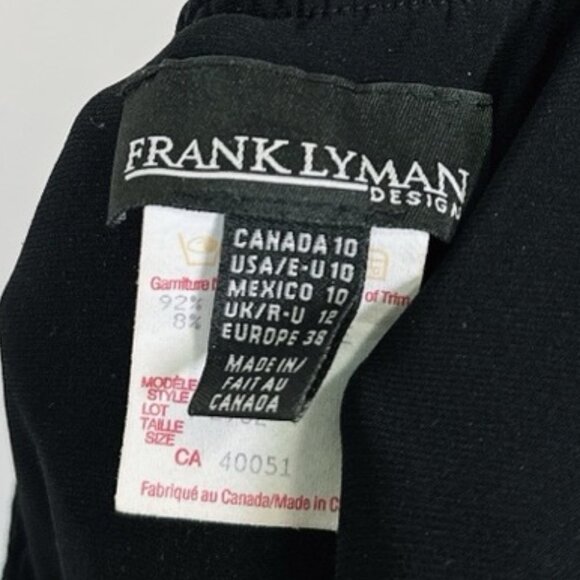 Frank Lyman Palazzo Wide Leg Ruched Drape Pant, size 10 - Picture 7 of 14